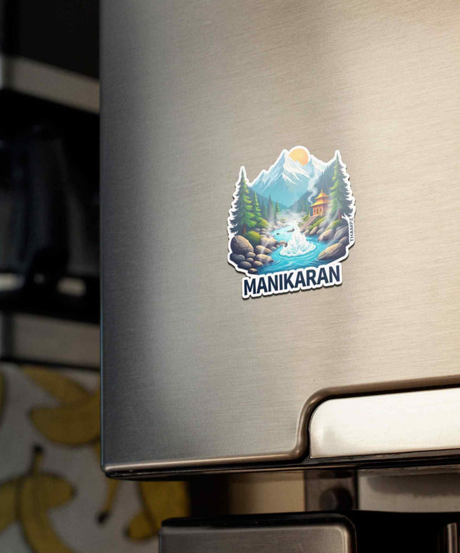 Manikaran Sacred Hot Springs Fridge Magnet