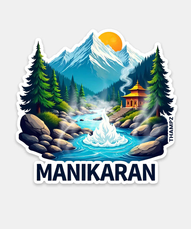 Manikaran Sacred Hot Springs Fridge Magnet