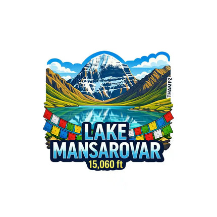 Mansarovar Fridge Magnet