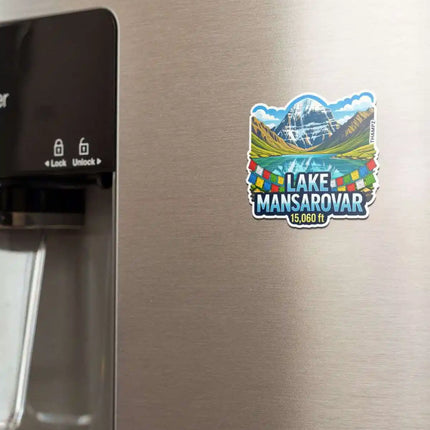 mansarovar fridge magnet