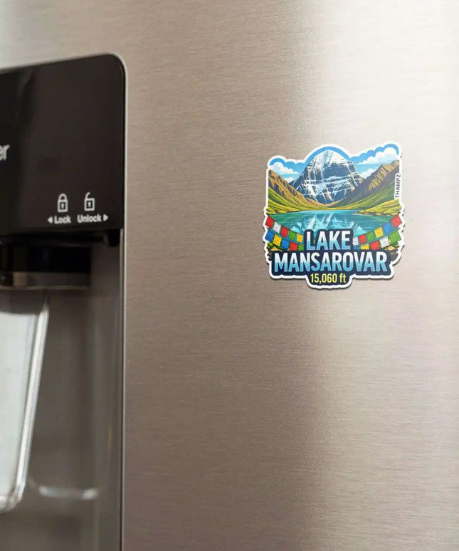 mansarovar fridge magnet