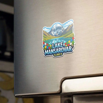 mansarovar fridge magnet