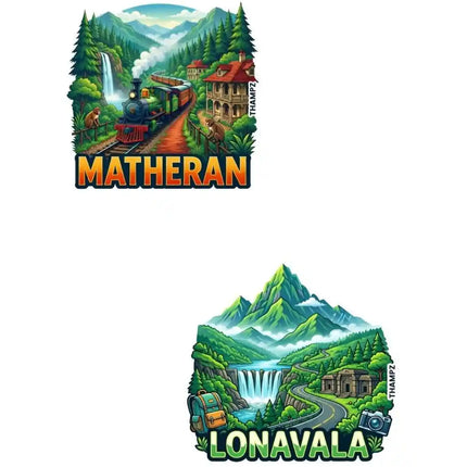 Matheran & Lonavala Fridge Magnet – Hill Station Travel Souvenir & Collectible