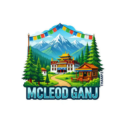 Mcleod Ganj Fridge Magnet