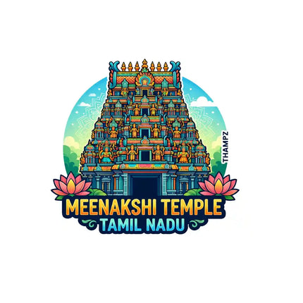 Meenakshi Temple Fridge Magnet