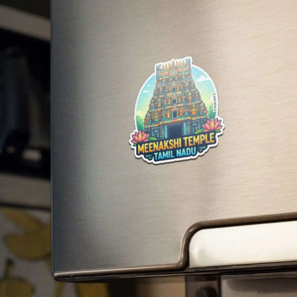 meenakshi temple fridge magnet