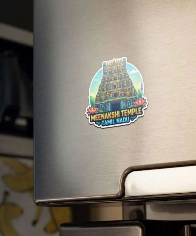 meenakshi temple fridge magnet