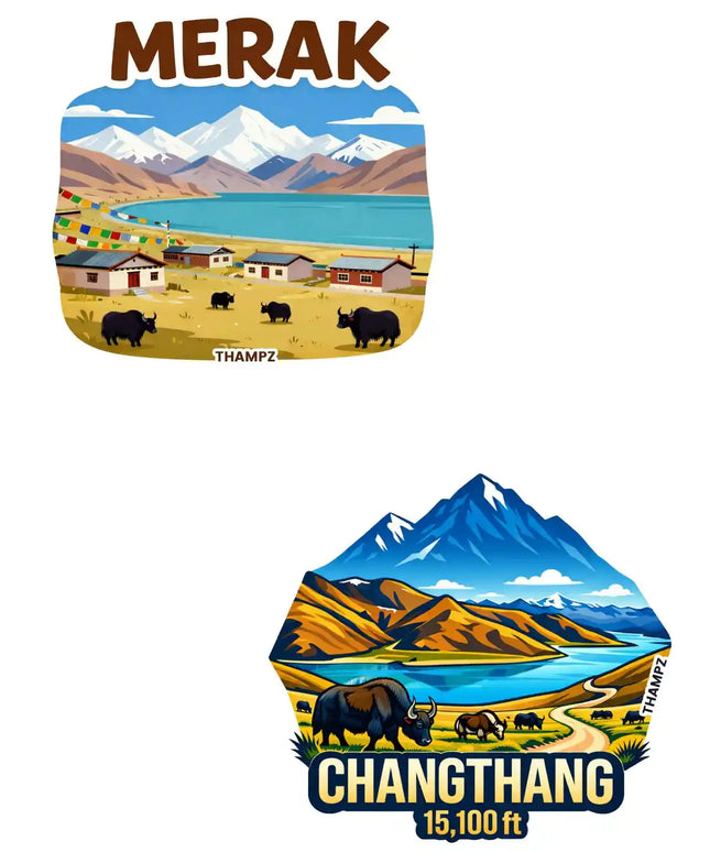 Merak Changthang 3D Embossed Flexible Fridge Magnet