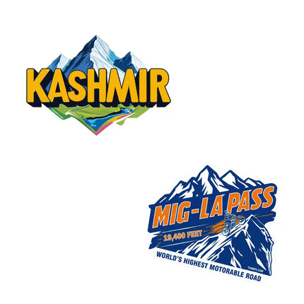 mig la  kashmir premium matte vinyl stickers combo set of 2 die cut travel souvenir