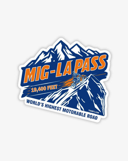 Mig-La Pass Sticker– World’s Highest Motorable Road