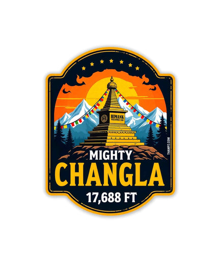 Mighty Changla Pass Sticker