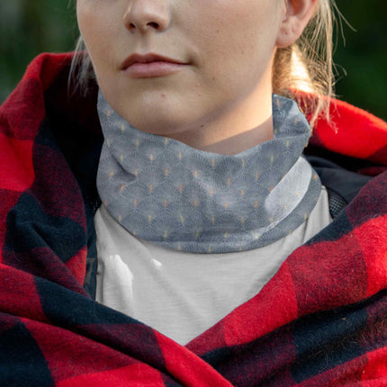 Minimal Geometric Print Seamless Unisex Bandana
