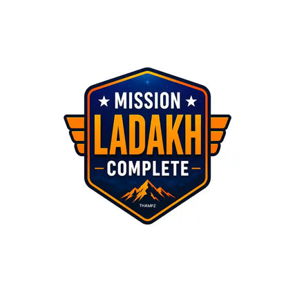 Mission Ladakh Complete   Ladakh Expedition Glossy Vinyl Sticker