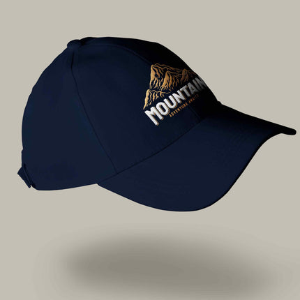 Mountain Adventure Awaits Cap Navy Blue Outdoor Edition
