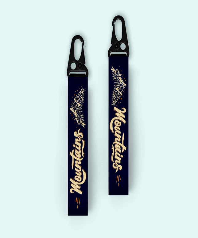 Mountains Minimal Keyring – Adventure Series