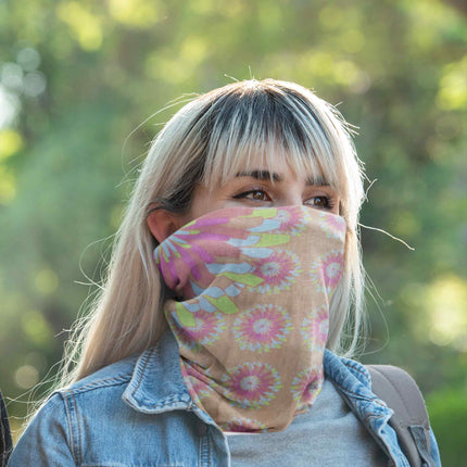 Multicolor Mandala Print Seamless Unisex Bandana