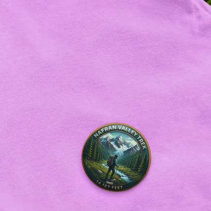 Nafran Valley Trek Glacier Trail Pin Badge – Adventure Travel Souvenir