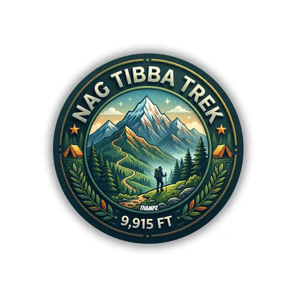 Nag Tibba Trek Mountain Camping Pin Badge – Adventure Travel Souvenir
