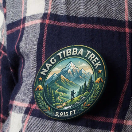 Nag Tibba Trek Mountain Camping Pin Badge – Adventure Travel Souvenir
