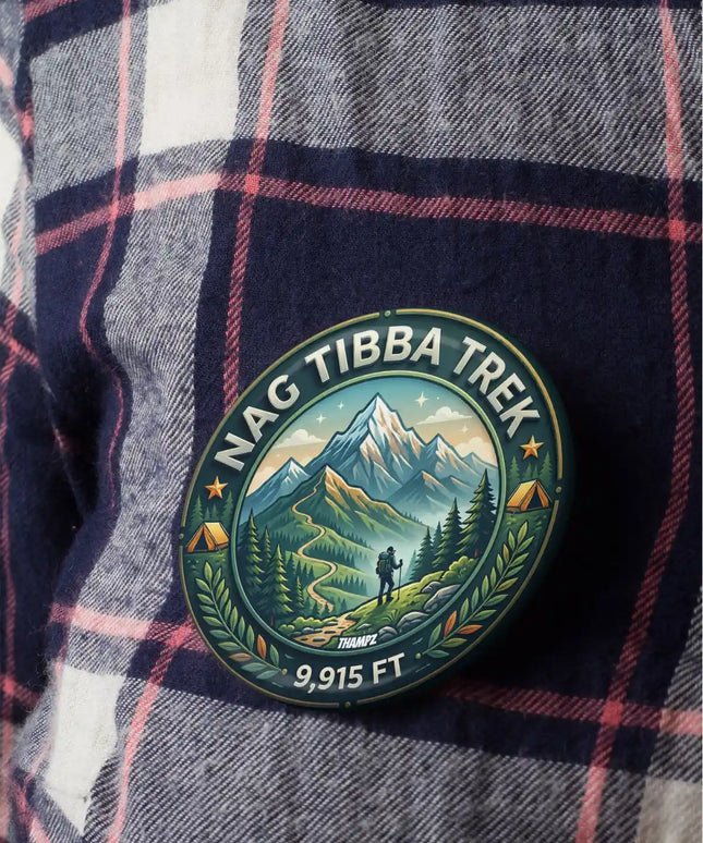 Nag Tibba Trek Mountain Camping Pin Badge – Adventure Travel Souvenir