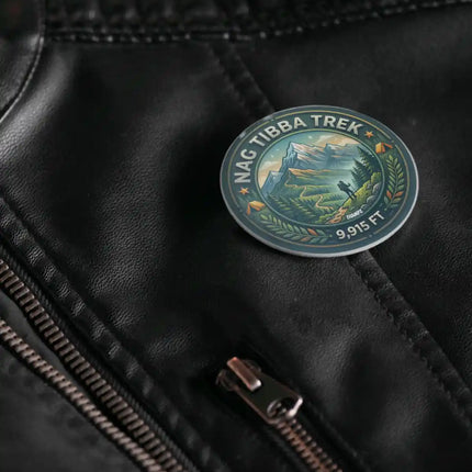 Nag Tibba Trek Mountain Camping Pin Badge – Adventure Travel Souvenir