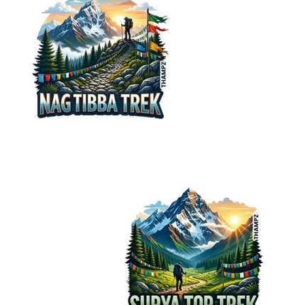 Nag Tibba Trek & Surya Top Trek Fridge Magnet – Uttarakhand Travel Souvenir & Collectible
