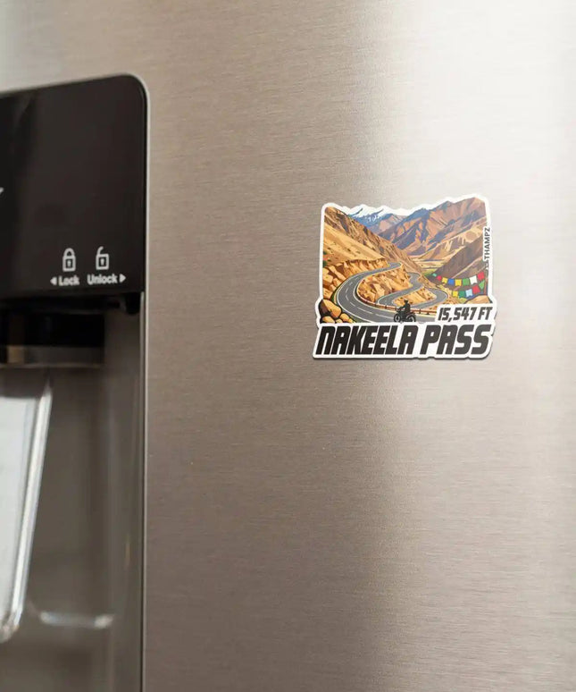 nakeela pass fridge magnet