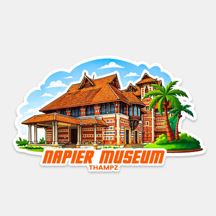 Napier Museum Fridge Magnet