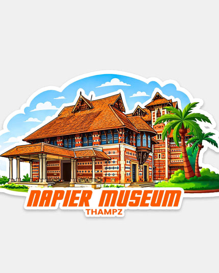 Napier Museum Premium Travel Sticker