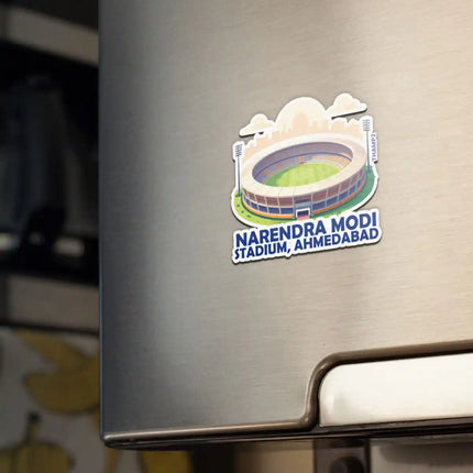 narendra modi stadium fridge magnet