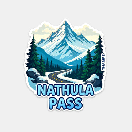 Nathula Pass Fridge Magnet