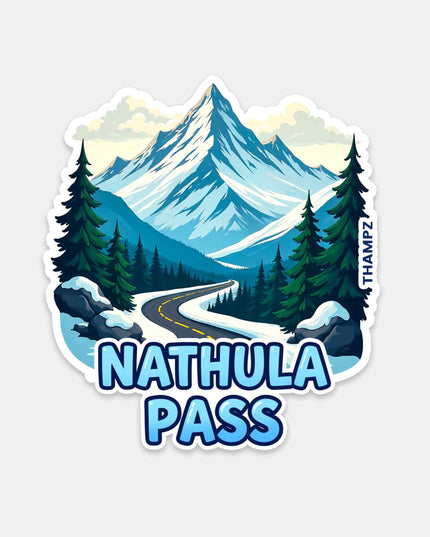 Nathula Pass Travel Sticker