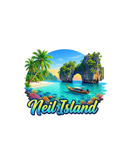 neil-island-die-cut-sticker