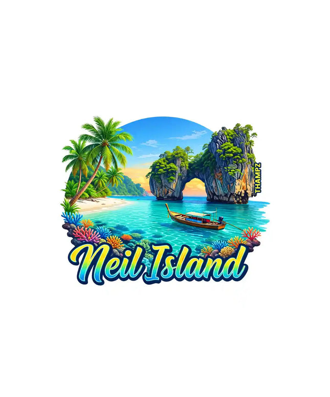 neil-island-die-cut-sticker