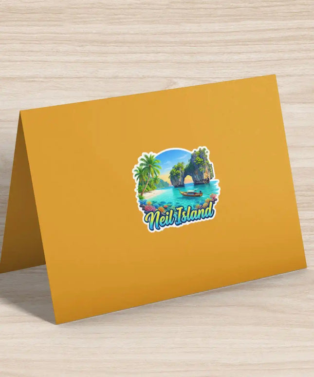 neil-island-die-cut-sticker