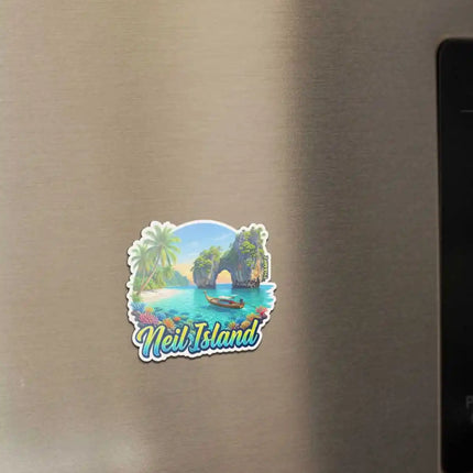 neil island fridge magnet