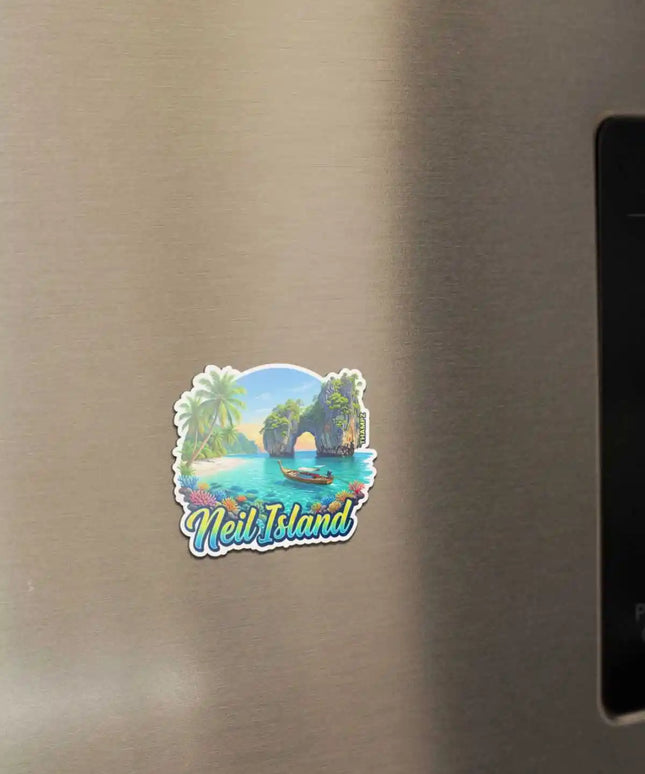 neil island fridge magnet