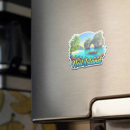 neil island fridge magnet