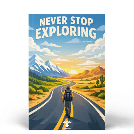 Never Stop Exploring Travel Postcard Photo Postcard