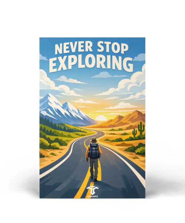Never Stop Exploring Travel Postcard Photo Postcard