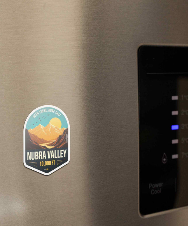 Nubra Valley Fridge Magnet-Himalayan Travel Souvenir