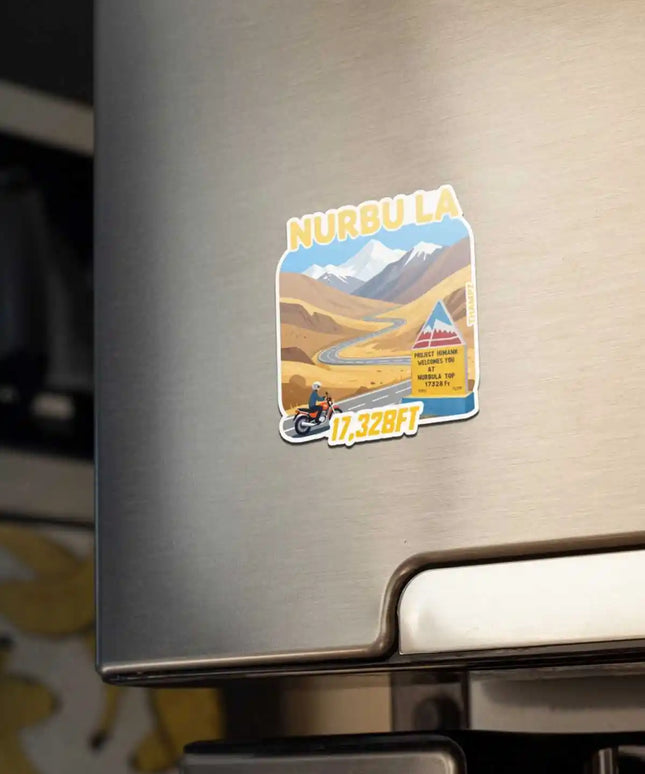 nurbu la fridge magnet
