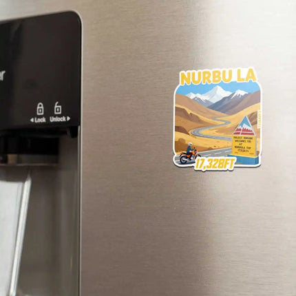 nurbu la fridge magnet