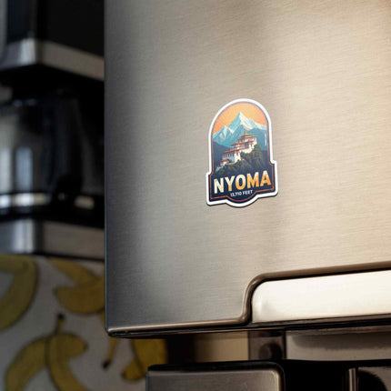 Nyoma Fridge Magnet-Ladakh Travel Souvenir