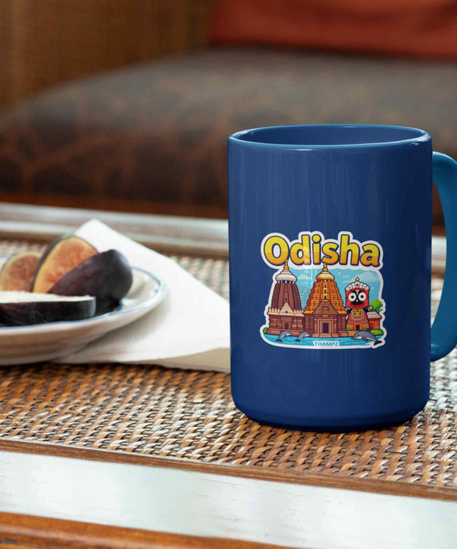 Odisha Heritage Temple & Jagannath Vinyl Sticker