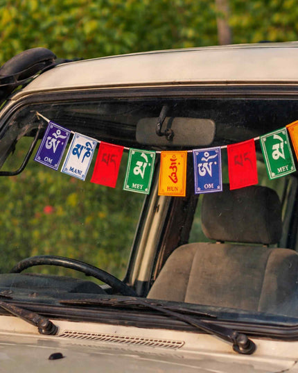 Om Mani Padme Hum Tibetan Prayer Flags