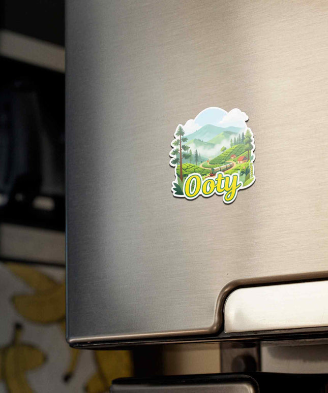 Ooty Hill Station Fridge Magnet