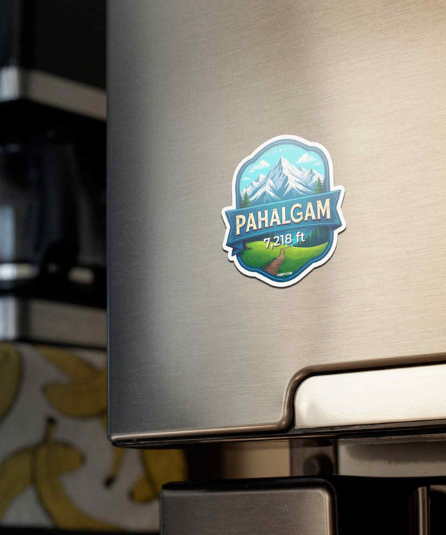 Pahalgam Fridge Magnet-Travel Souvenir