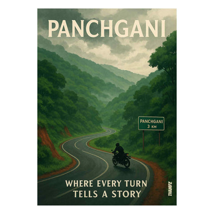 Panchgani Hill Road Poster Where Every Turn Tells A Story