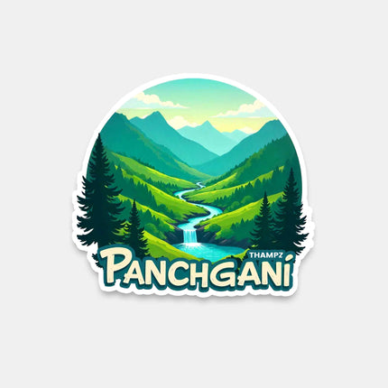 Panchgani Scenic Hill Station Fridge Magnet